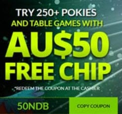 No deposit sign up bonus mobile casino australia